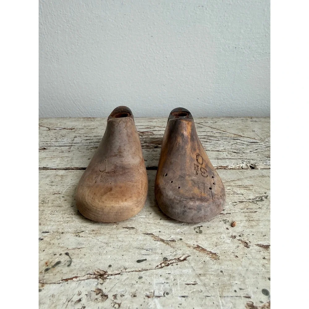 Vintage Morton Last Co Child Wooden Shoe Lasts Size 3.5 MLC 150 Cobbler Forms - Picture 2 of 7